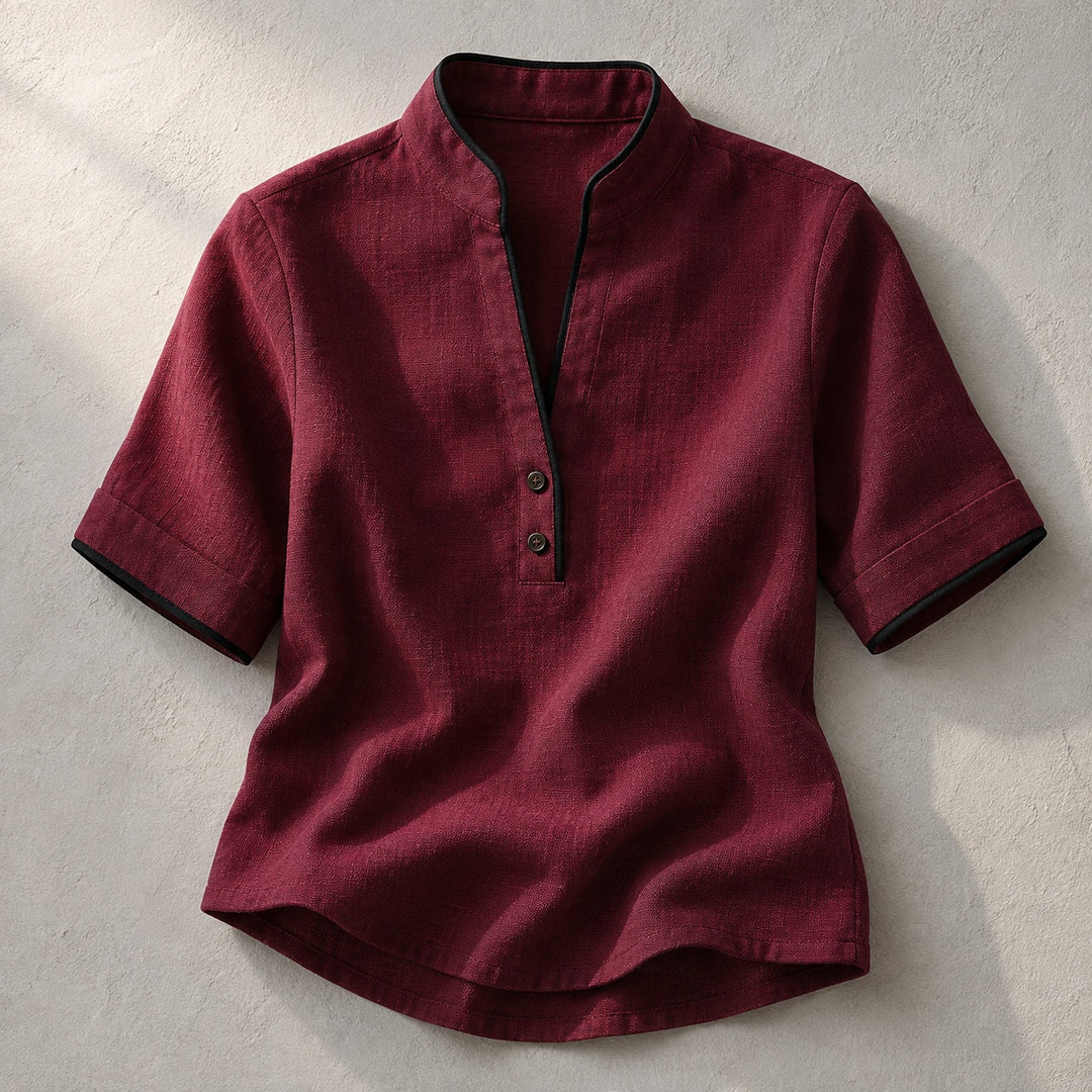 Cortina Contrast Trim Blouse — ce_soul_s1_01
