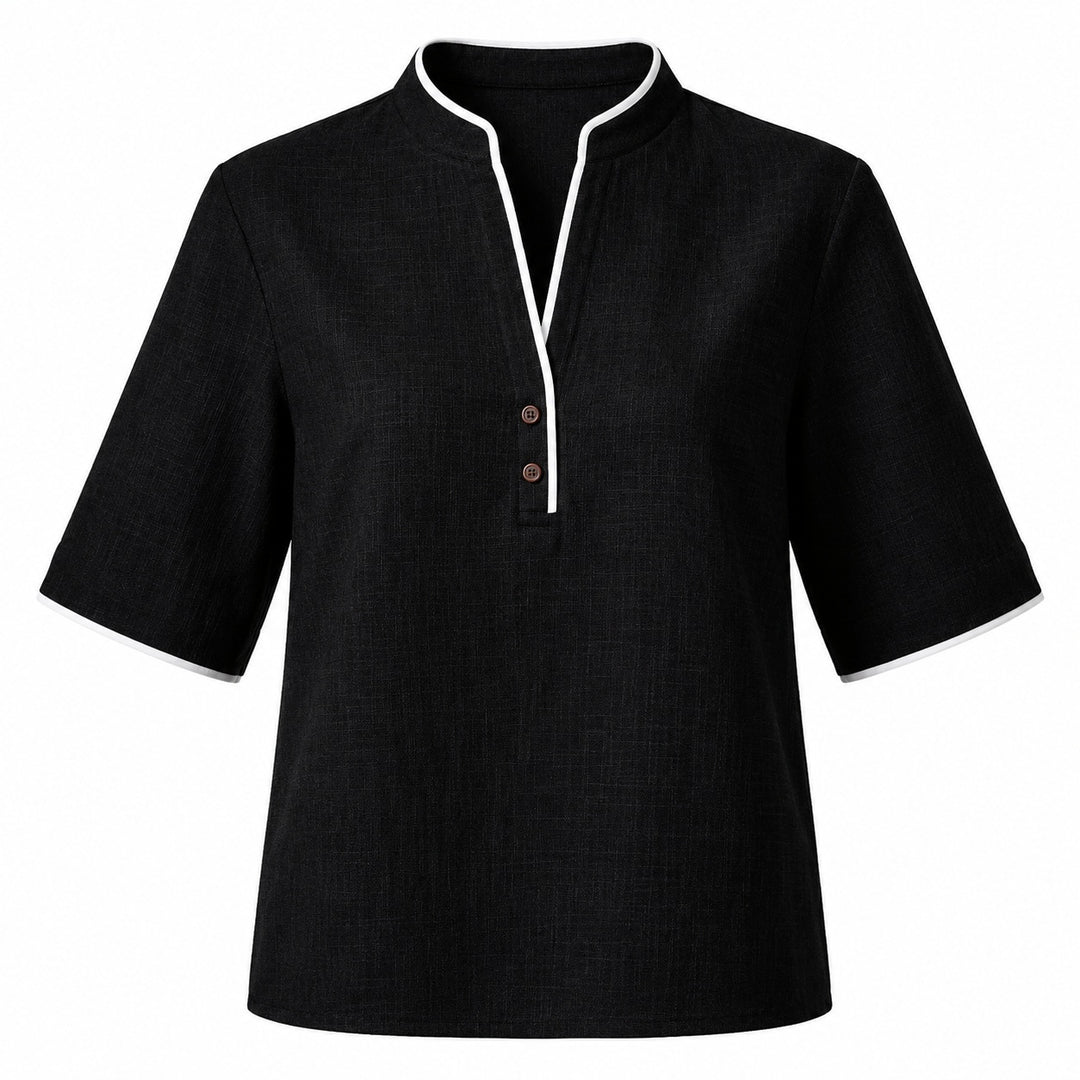 Cortina Contrast Trim Blouse — ce_wb_01