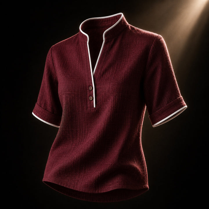 Cortina Contrast Trim Blouse — ce_soul_s3_01
