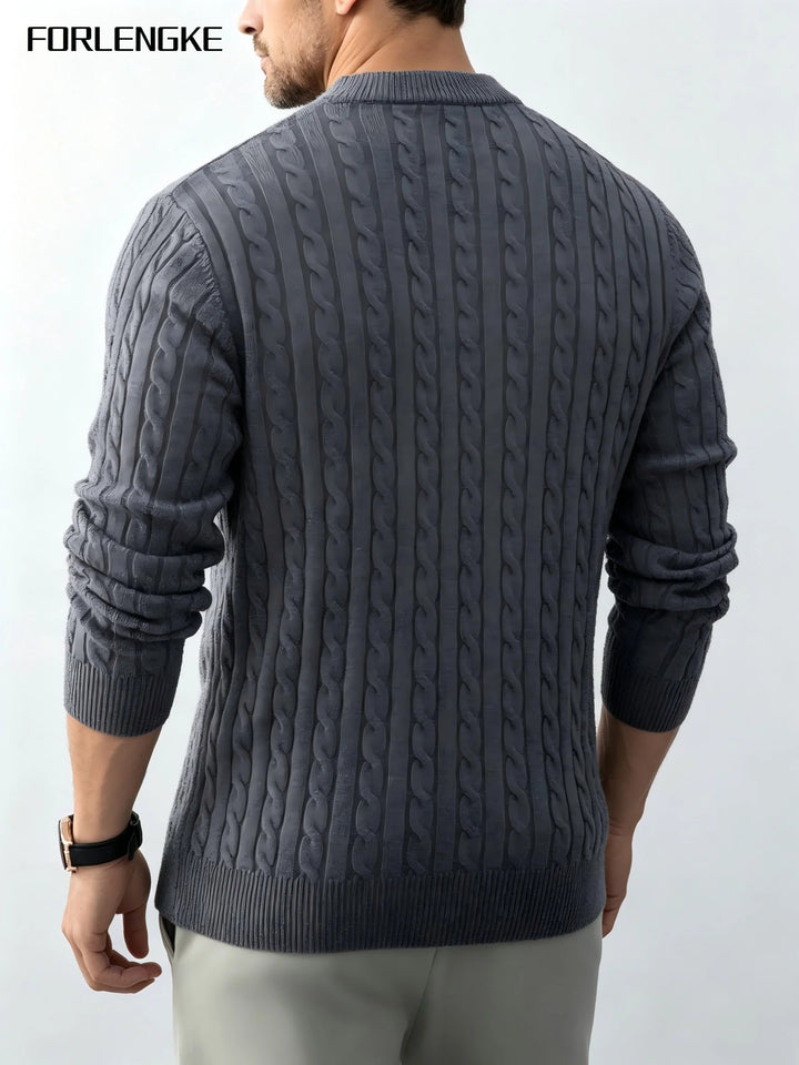Braewick Cable Half-Zip Sweater