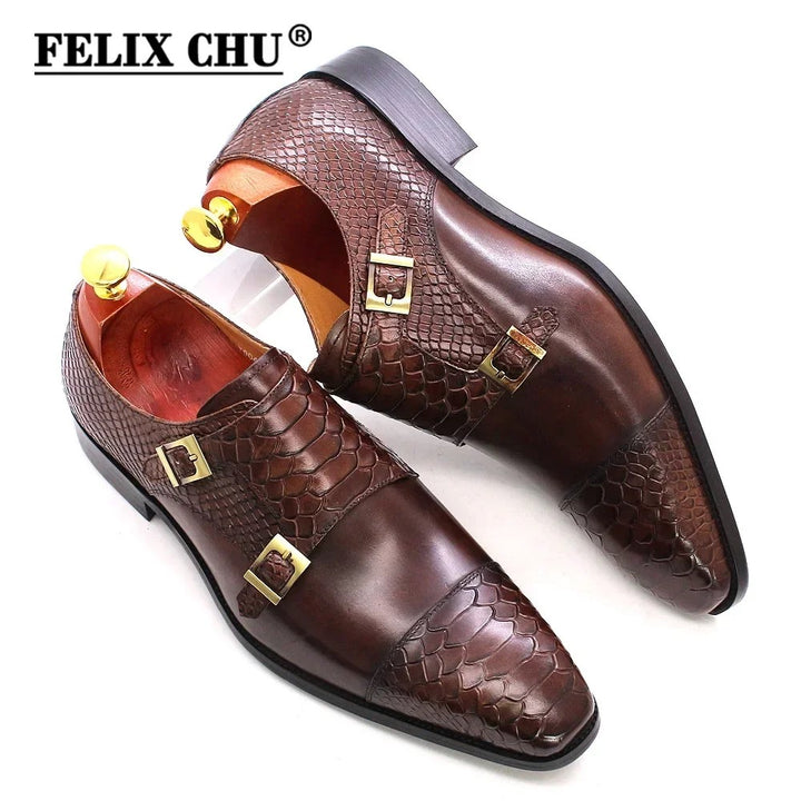 Viperine Monk Strap Shoes