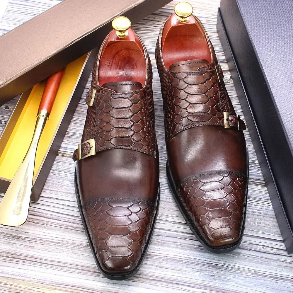Viperine Monk Strap Shoes