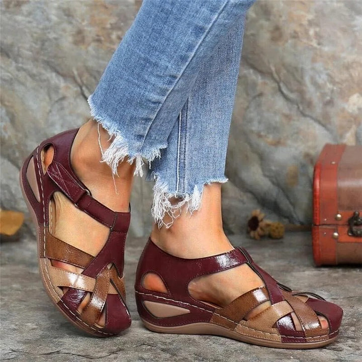 Intrecciata Cage Wedge Sandals