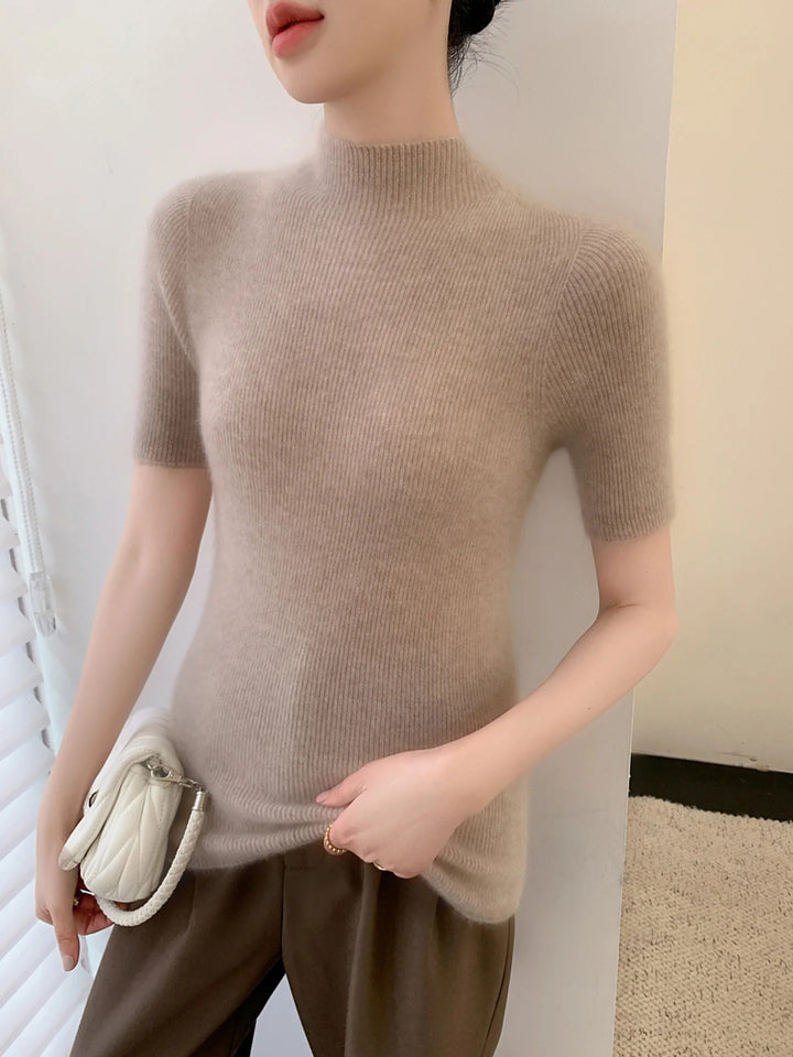 Mireille Mock Neck Knit
