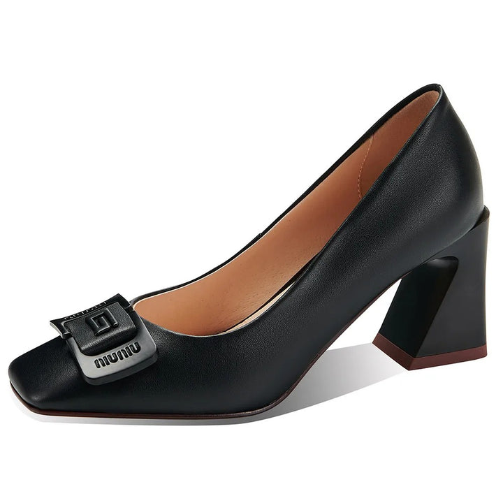 Emblema Buckle Pumps