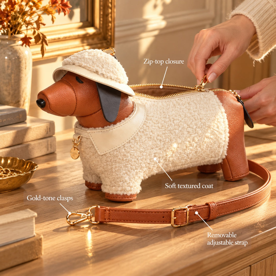 Dachshund Tweed Crossbody Bag — ce_metastatic_01