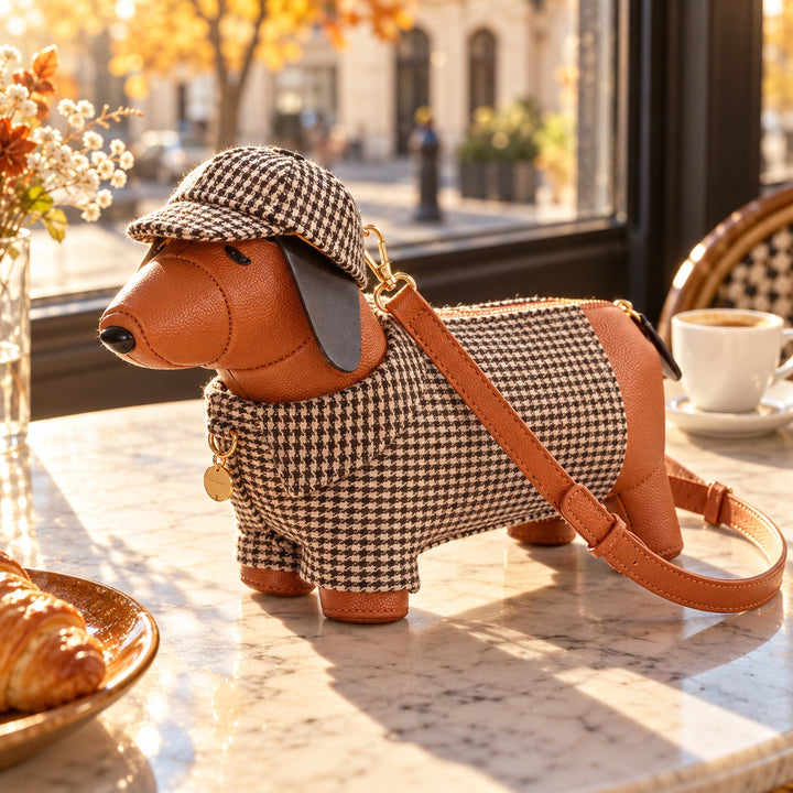 Dachshund Tweed Crossbody Bag — ce_metastatic_01