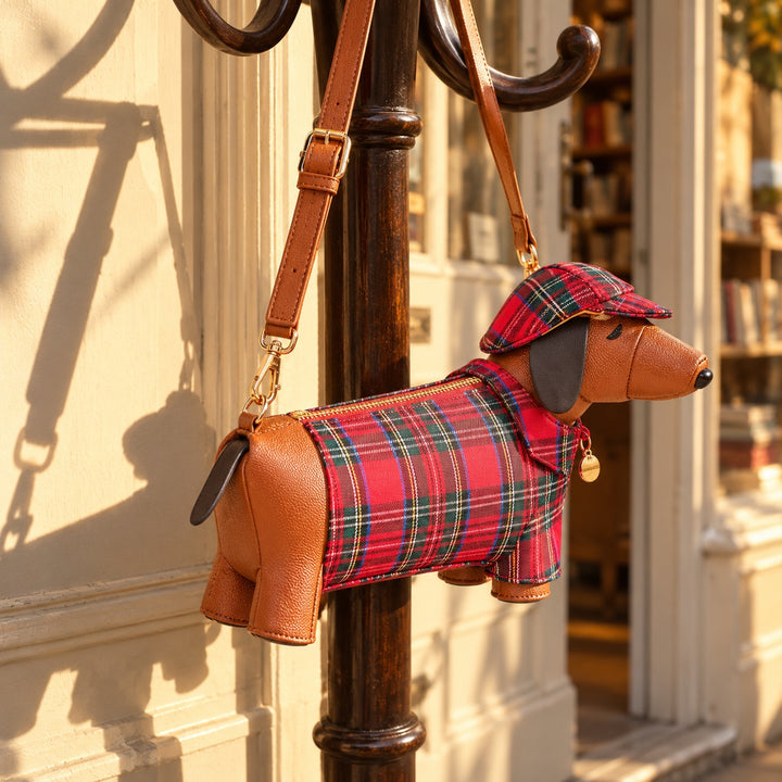 Dachshund Tweed Crossbody Bag — ce_metastatic_01