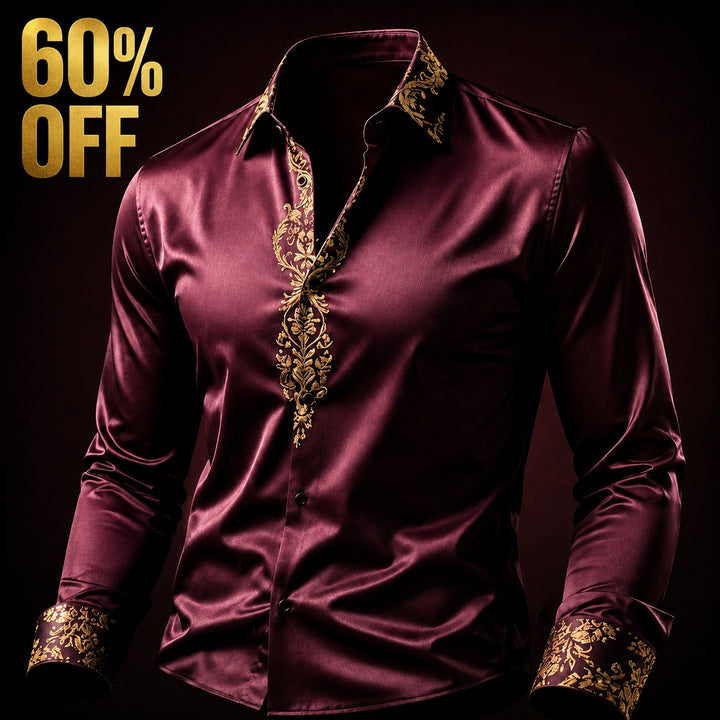 Damasco Baroque-Trim Party Shirt — ce_metastatic_01