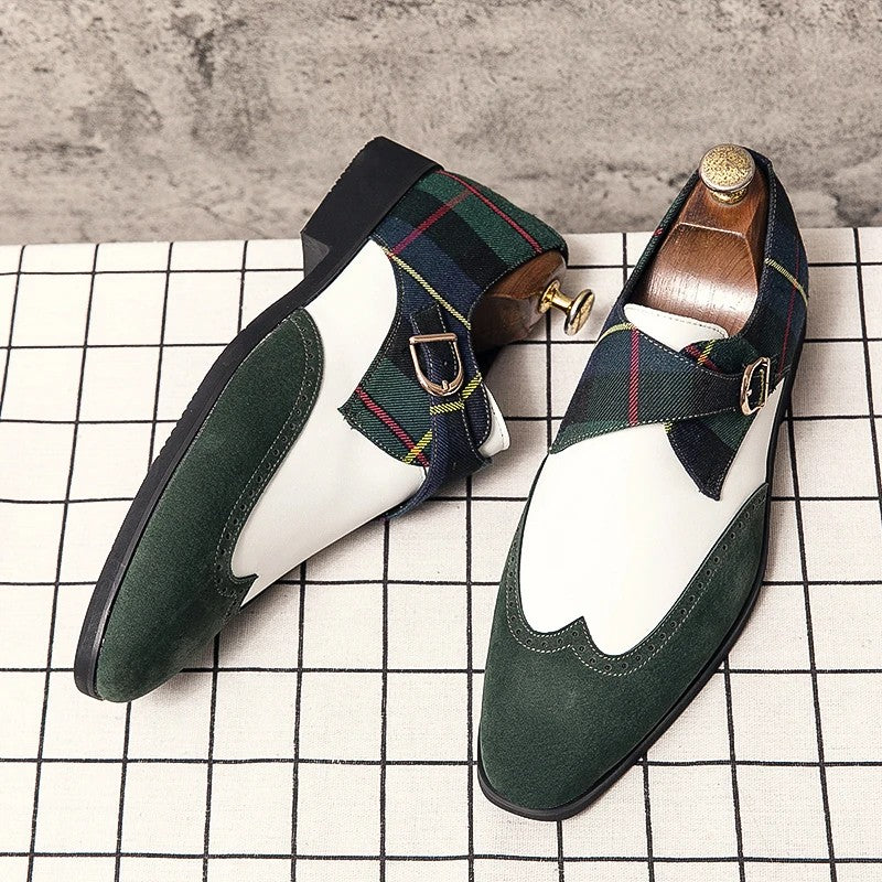 Aldwin Wingtip Monk Shoes