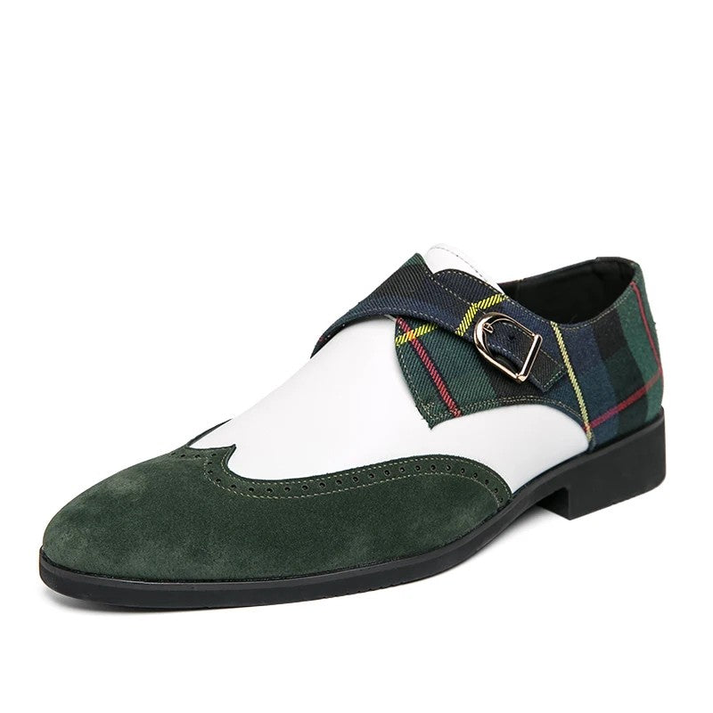 Aldwin Wingtip Monk Shoes