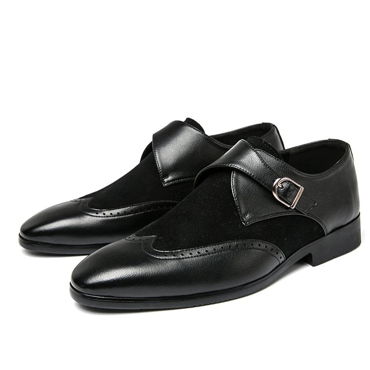 Aldwin Wingtip Monk Shoes