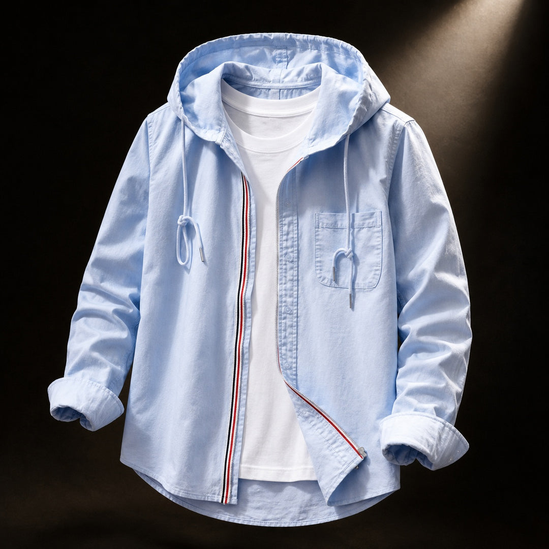 Drawcord Hooded Overshirt — ce_soul_s3_01