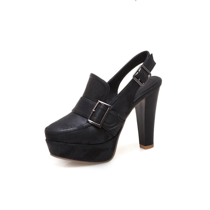 Bardot Buckle Slingback Pumps
