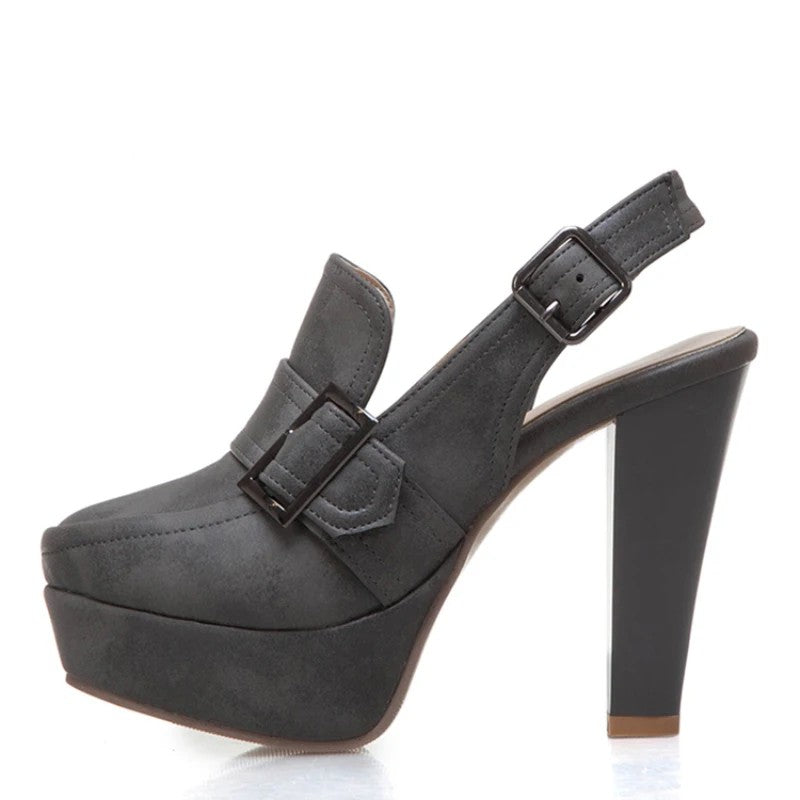 Bardot Buckle Slingback Pumps