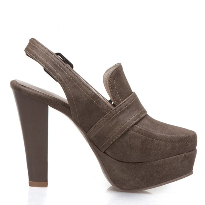 Bardot Buckle Slingback Pumps