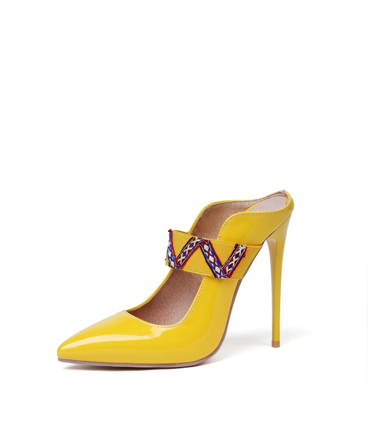 Tessitura Woven-Strap Pointed Mules