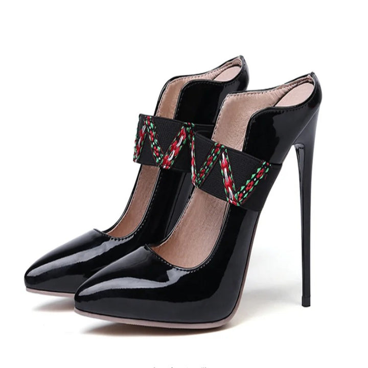 Tessitura Woven-Strap Pointed Mules