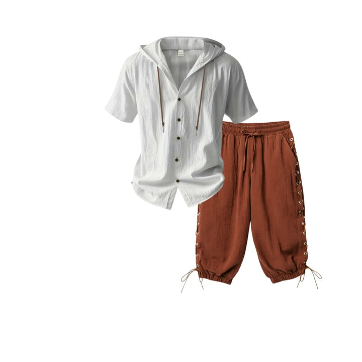 Cabana Hooded Shirt Set