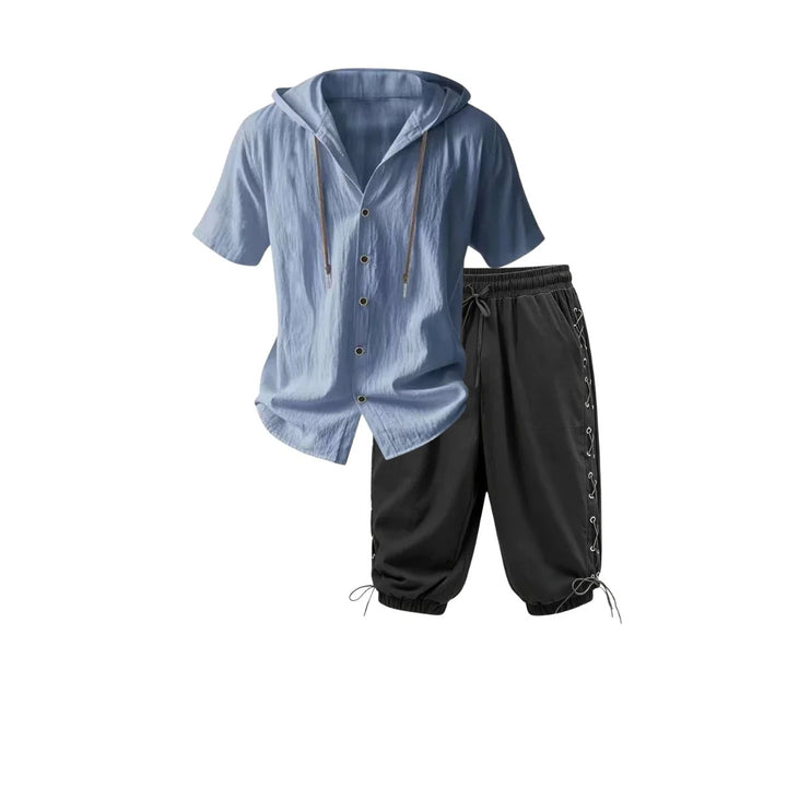 Cabana Hooded Shirt Set