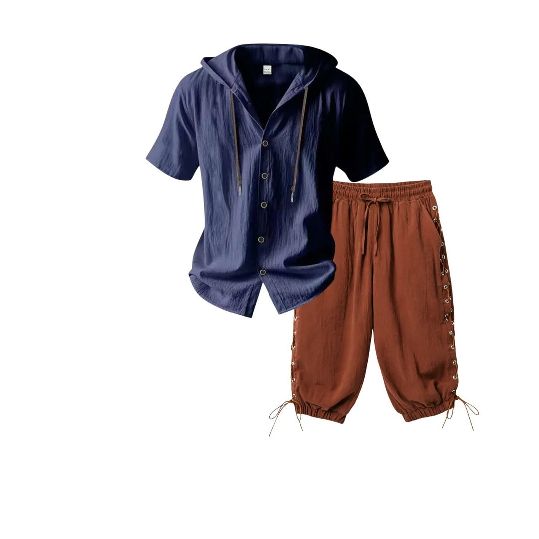 Cabana Hooded Shirt Set