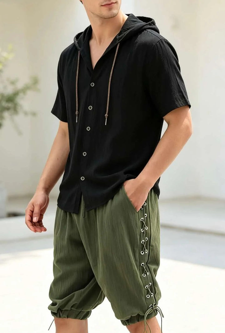 Cabana Hooded Shirt Set