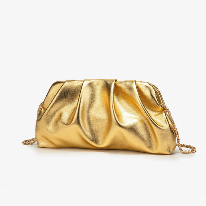 Nuvola Pleated Clutch