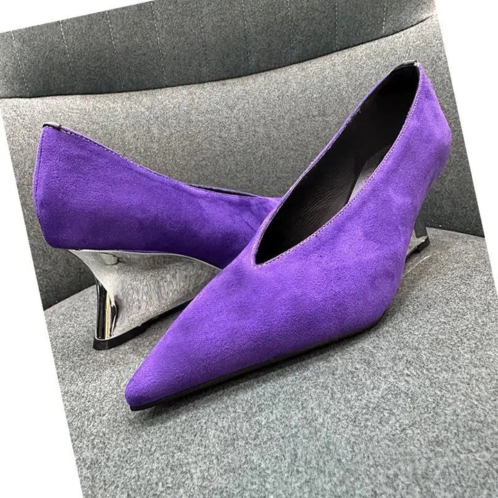 Comtesse Sculpted Wedge Pumps