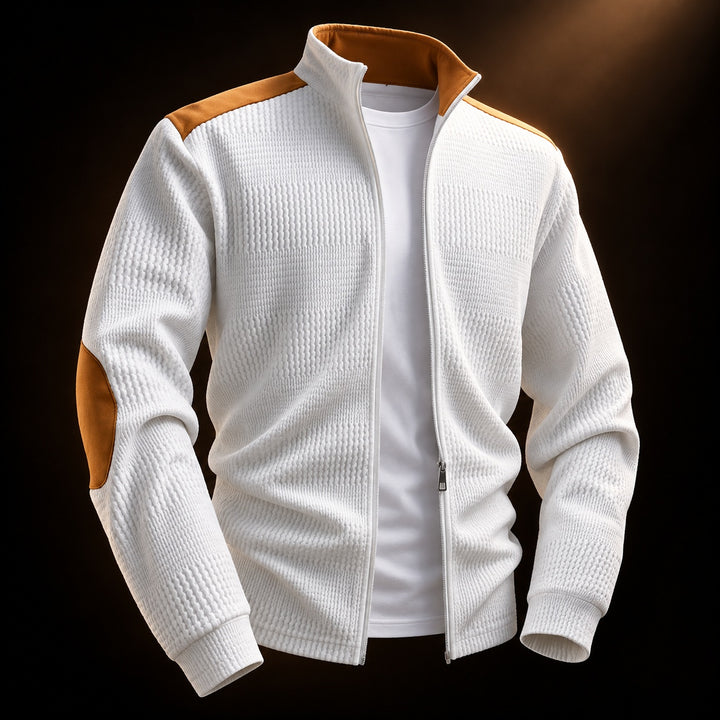 Elbow-Patch Zip Cardigan — ce_soul_s3_01