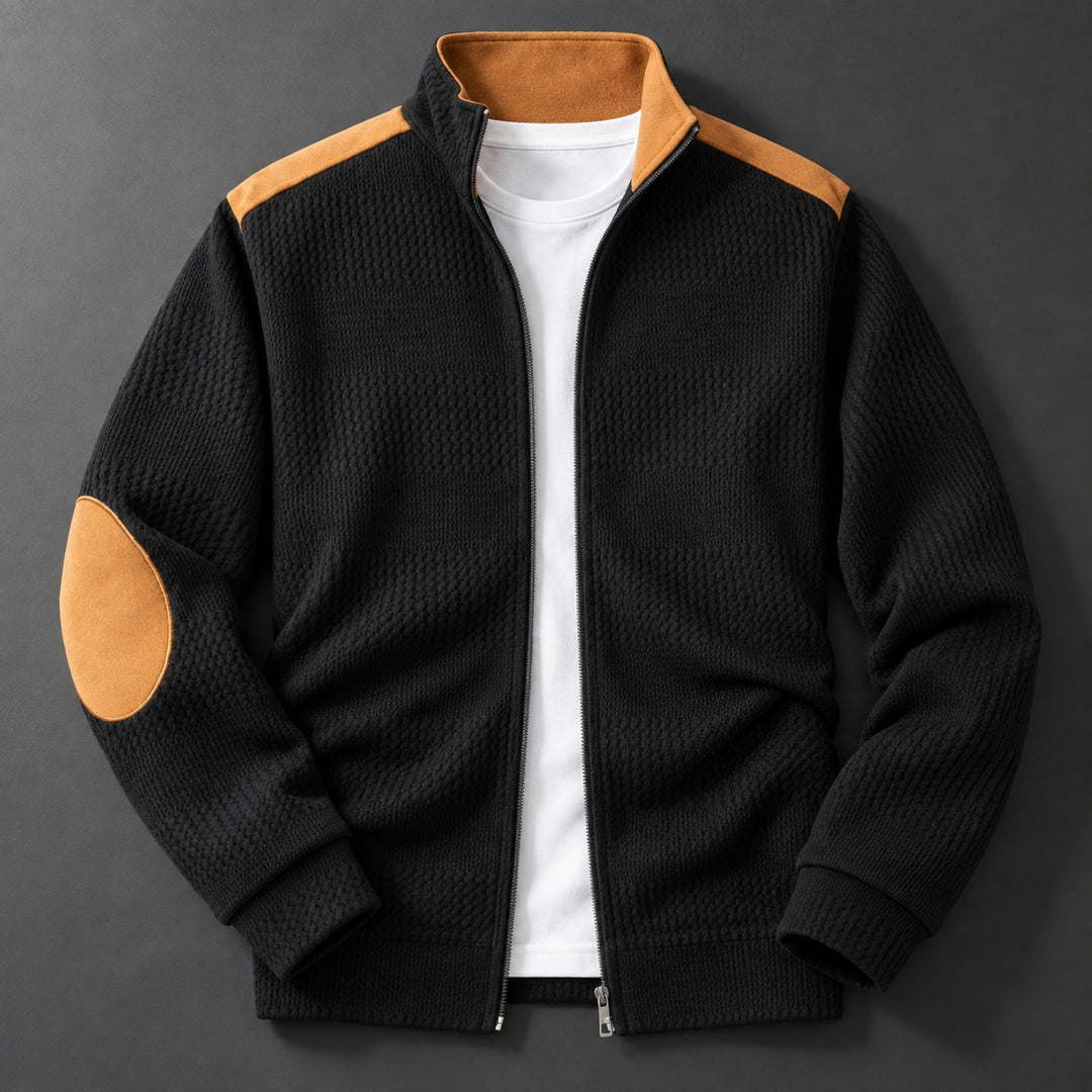 Elbow-Patch Zip Cardigan — ce_soul_s1_01