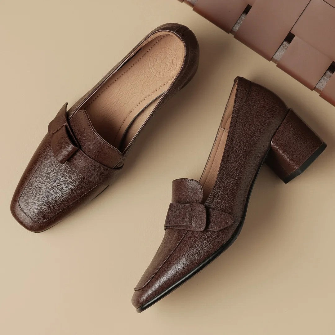 Ascot Knot Loafer Pumps