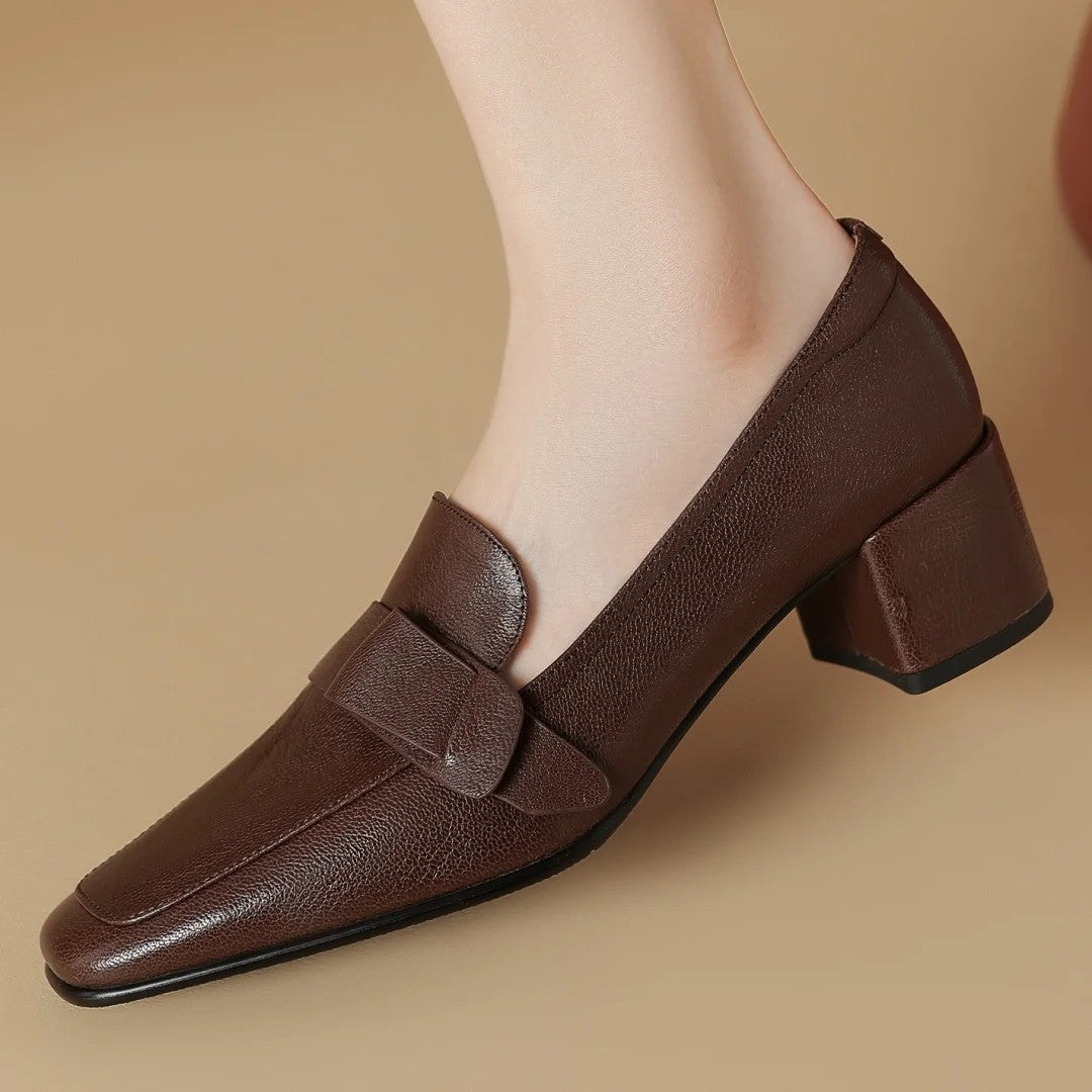 Ascot Knot Loafer Pumps