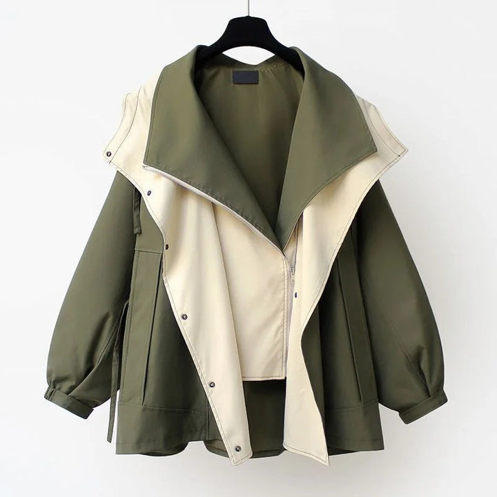 Sailor Collar Windbreaker Jacket