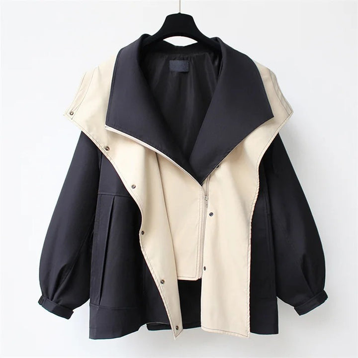 Sailor Collar Windbreaker Jacket