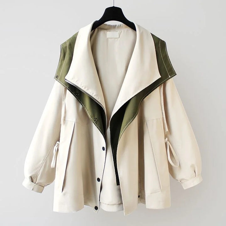 Sailor Collar Windbreaker Jacket