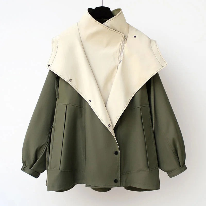 Sailor Collar Windbreaker Jacket