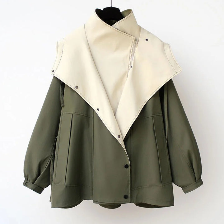 Sailor Collar Windbreaker Jacket