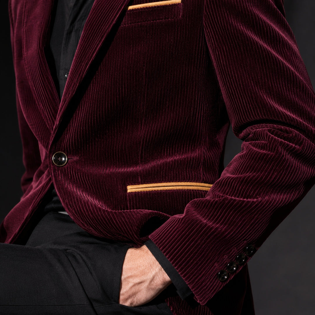 Filetto Contrast-Trim Blazer — ce_studio_01
