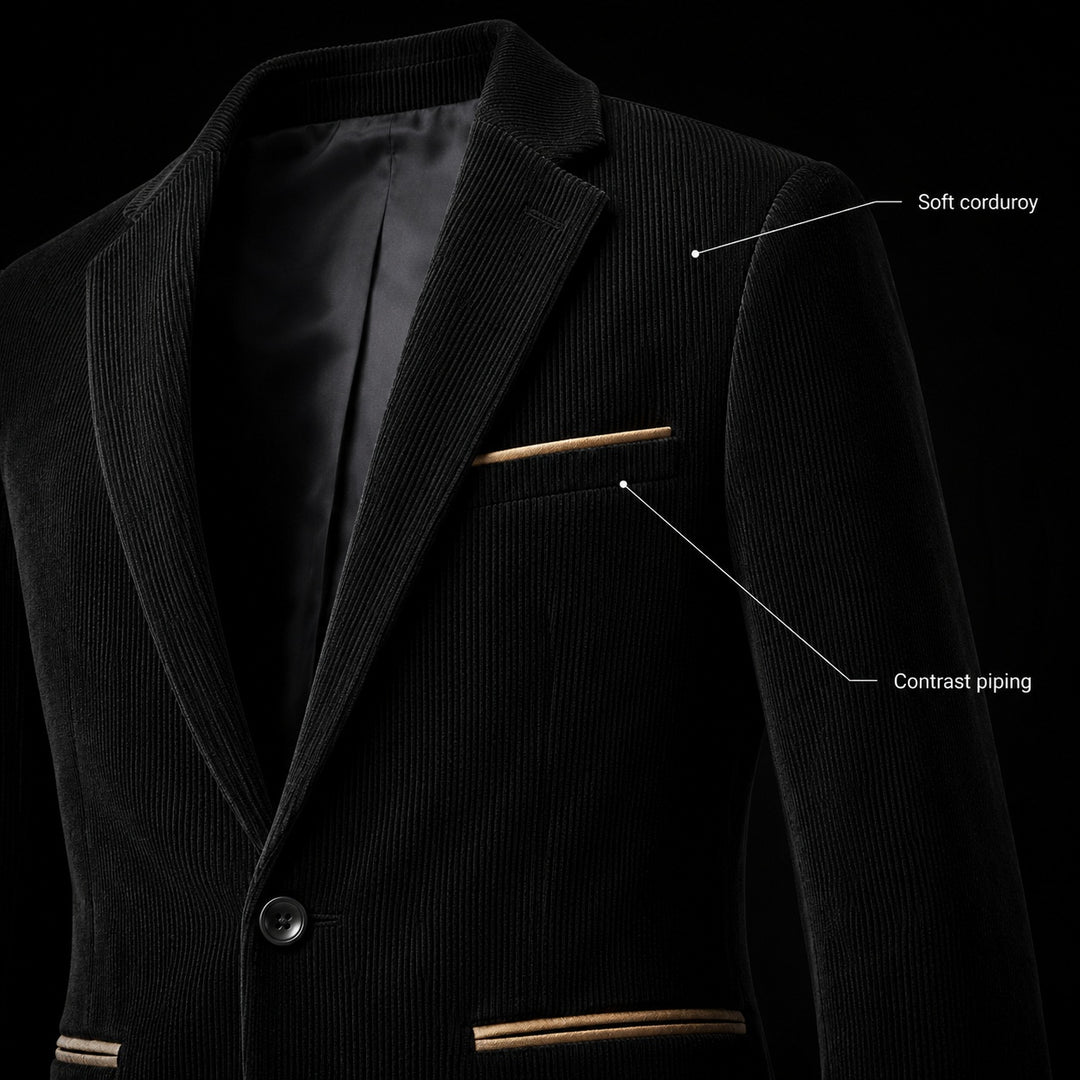 Filetto Contrast-Trim Blazer — ce_metastatic_01