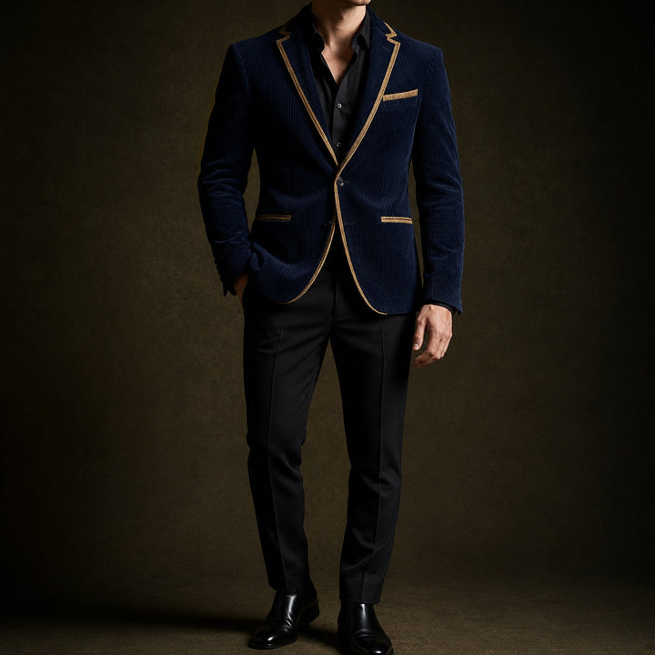 Filetto Contrast-Trim Blazer — ce_studio_01