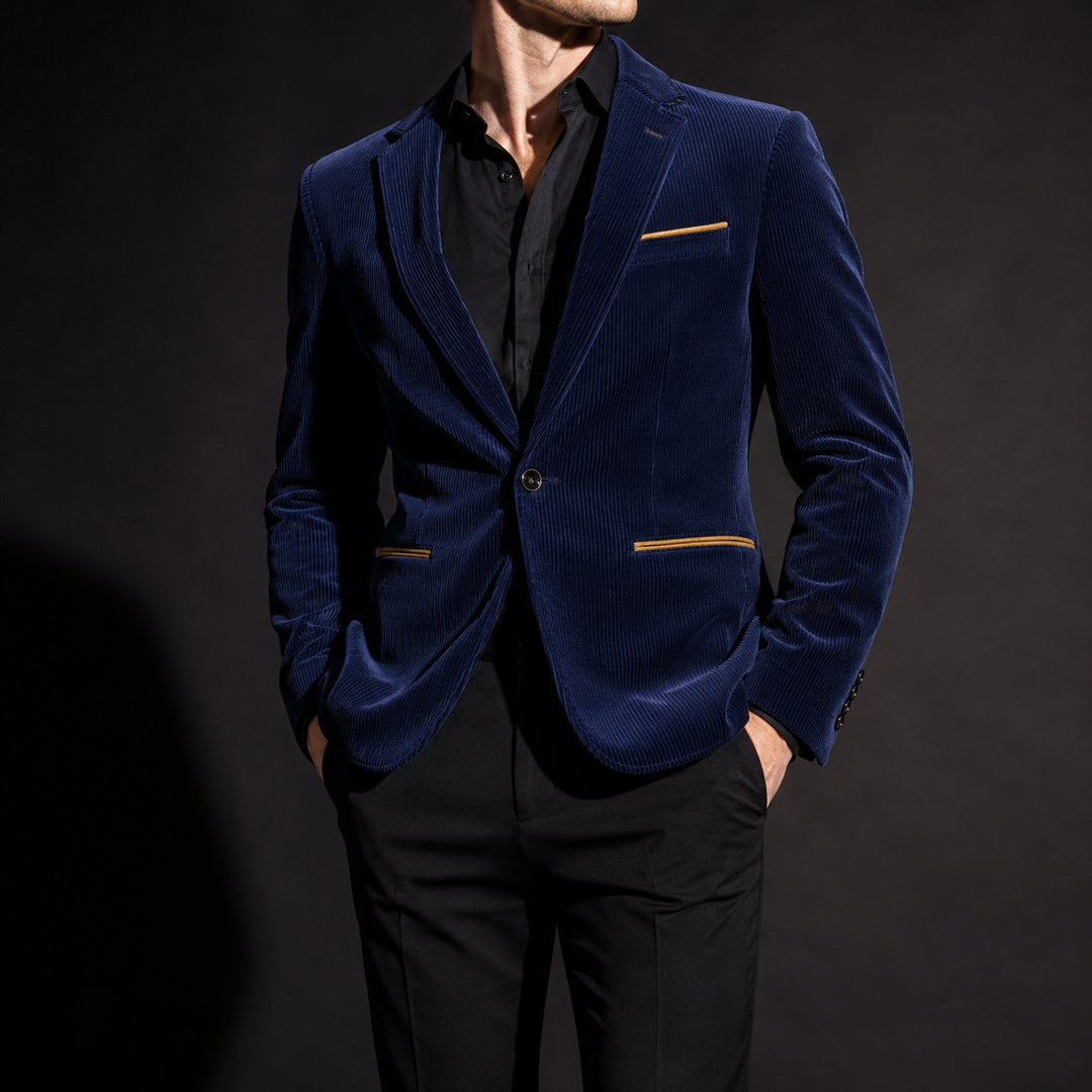 Filetto Contrast-Trim Blazer — ce_studio_01