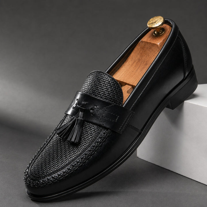 Frangia Tassel Woven Loafers — ce_angle_01