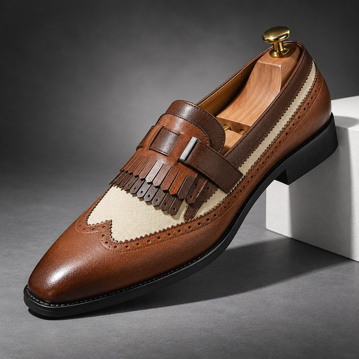 Fringe Kiltie Loafers — ce_angle_01