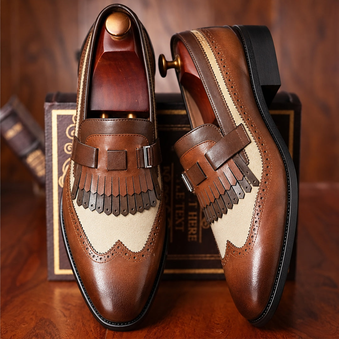 Fringe Kiltie Loafers — ce_angle_01