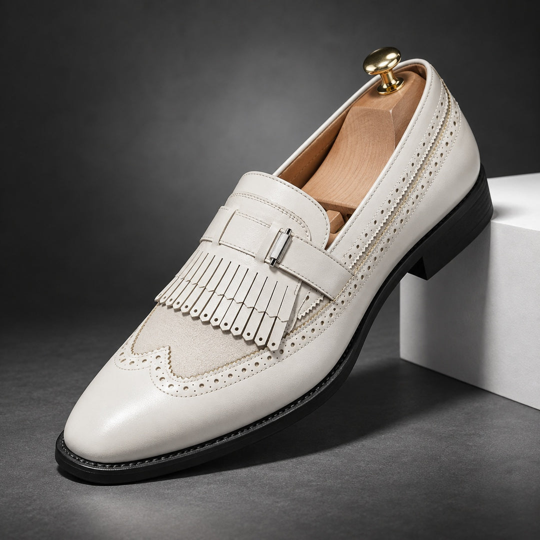 Fringe Kiltie Loafers — ce_angle_01