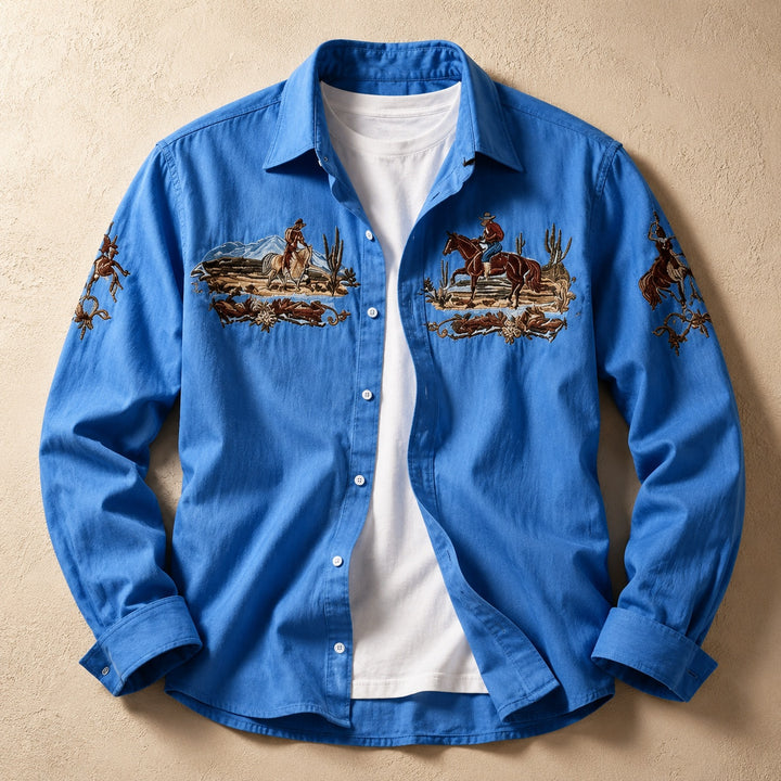 Frontier Embroidered Western Shirt — ce_soul_s1_01