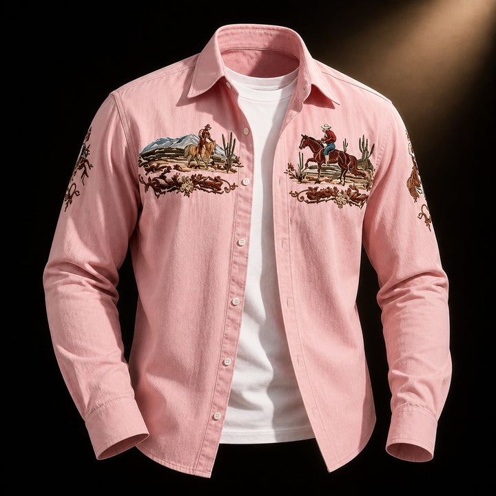 Frontier Embroidered Western Shirt — ce_soul_s3_01