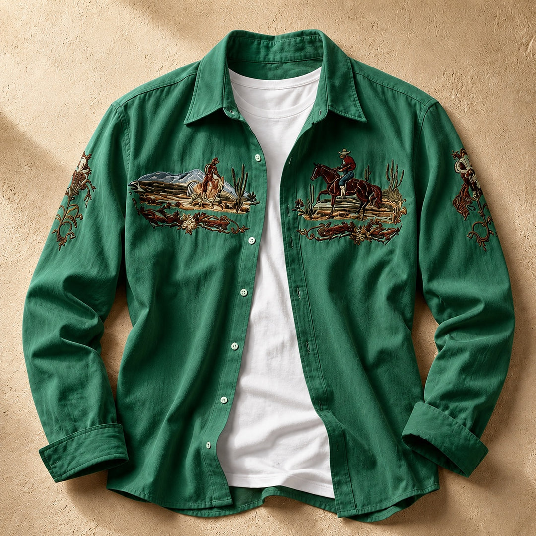 Frontier Embroidered Western Shirt — ce_soul_s1_01