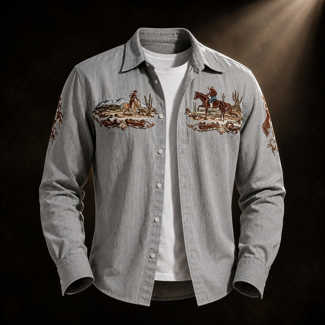Frontier Embroidered Western Shirt — ce_soul_s3_01