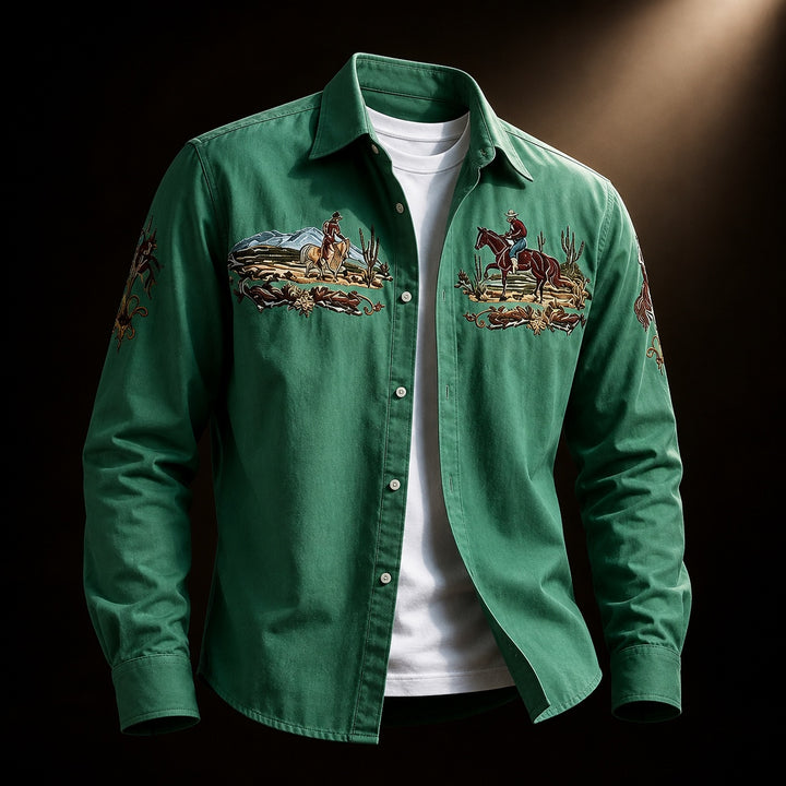 Frontier Embroidered Western Shirt — ce_soul_s3_01